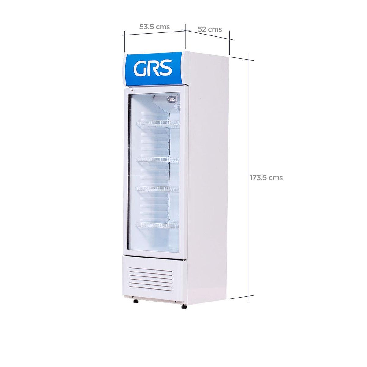 Vitrina vertical de 8 pies³
