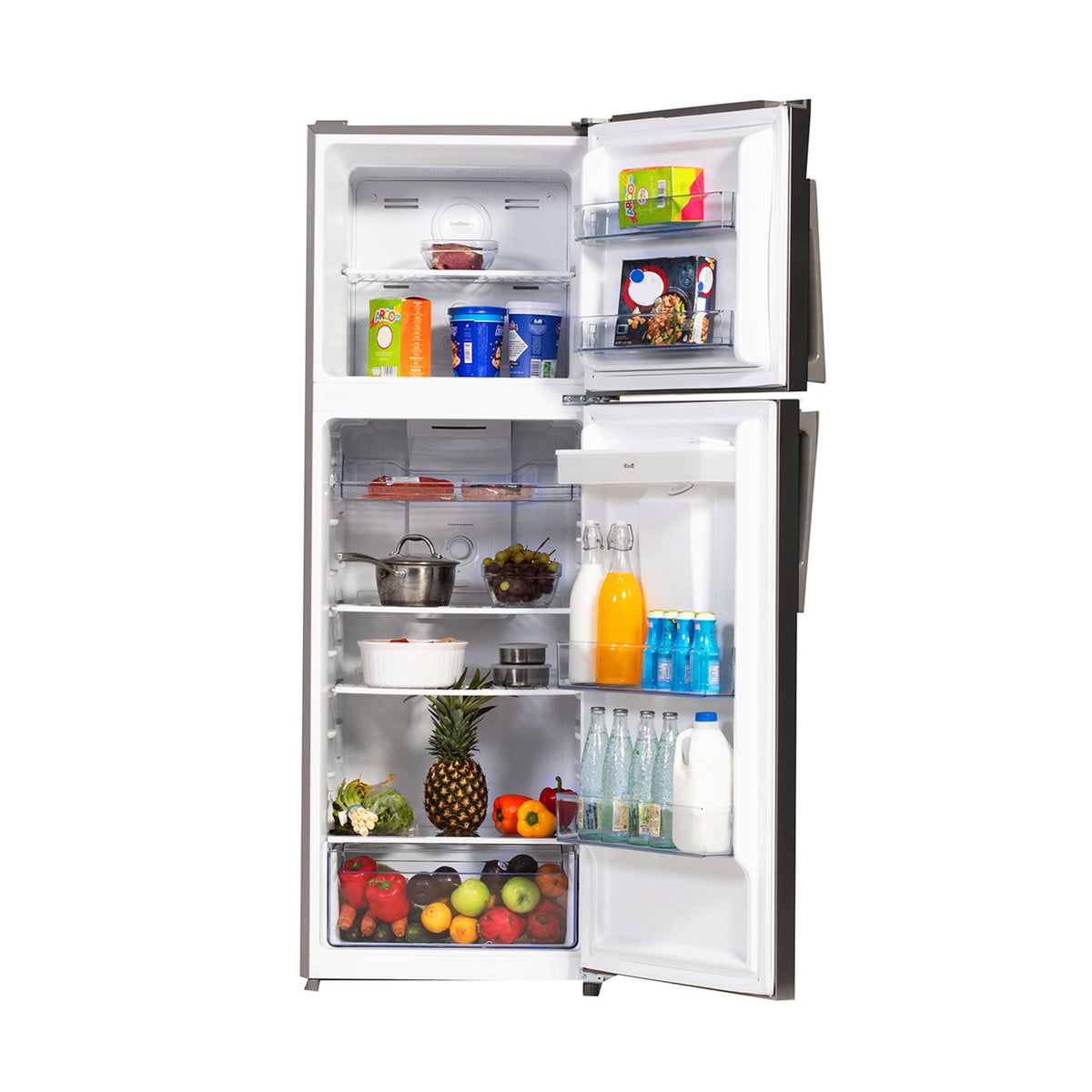 Refrigeradora 12 pies³, Gris acero 