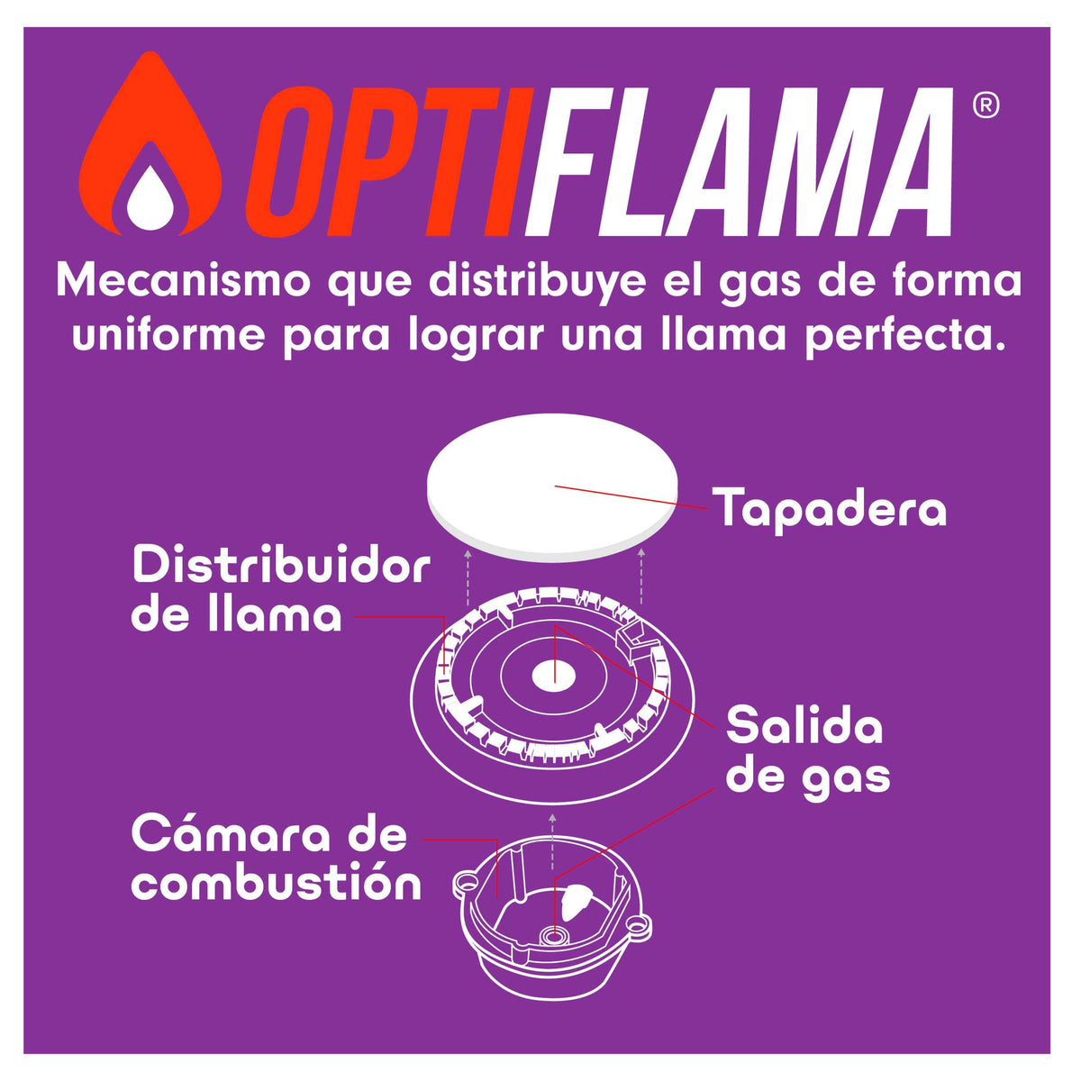 Estufa a gas de lujo de 30"